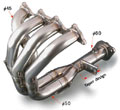 VAUXHALL CORSA EXHAUST MANIFOLD